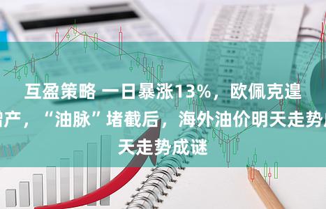 互盈策略 一日暴涨13%，欧佩克遑急增产，“油脉”堵截后，海外油价明天走势成谜