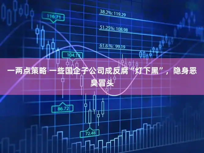 一两点策略 一些国企子公司成反腐“灯下黑”，隐身恶臭冒头