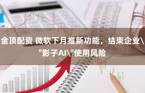 金顶配资 微软下月推新功能，结束企业＂影子AI＂使用风险